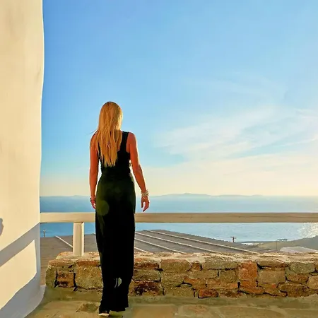 Houlakia Azure Mykonos Sea Views Private Pool Near Mykonos Town ヴィラ *