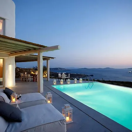 Exquisite Mykonos Ammos 4 Bedroom Private Pool Sea View Houlakia * Mykonos Town
